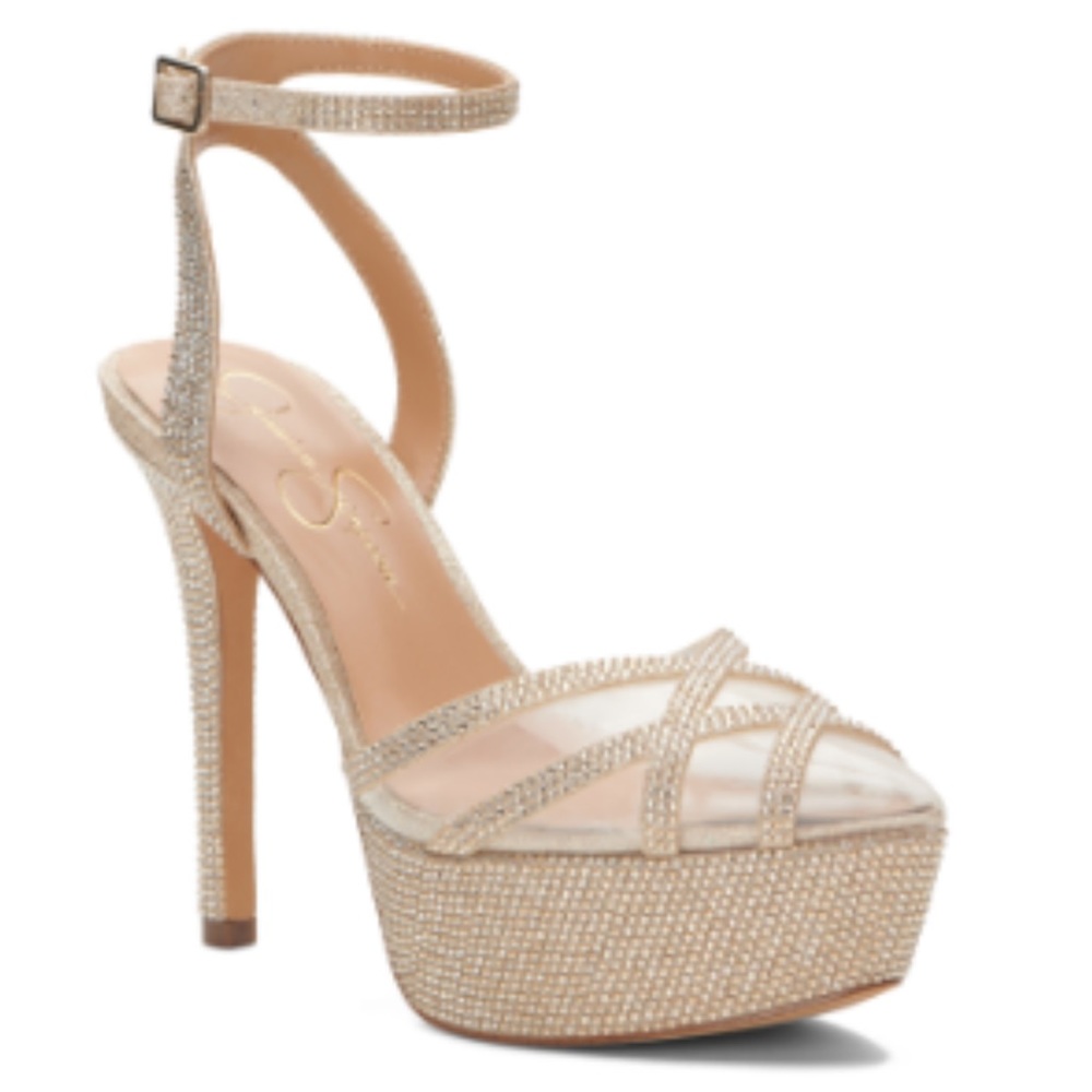 Jessica Simpson sparkly heels